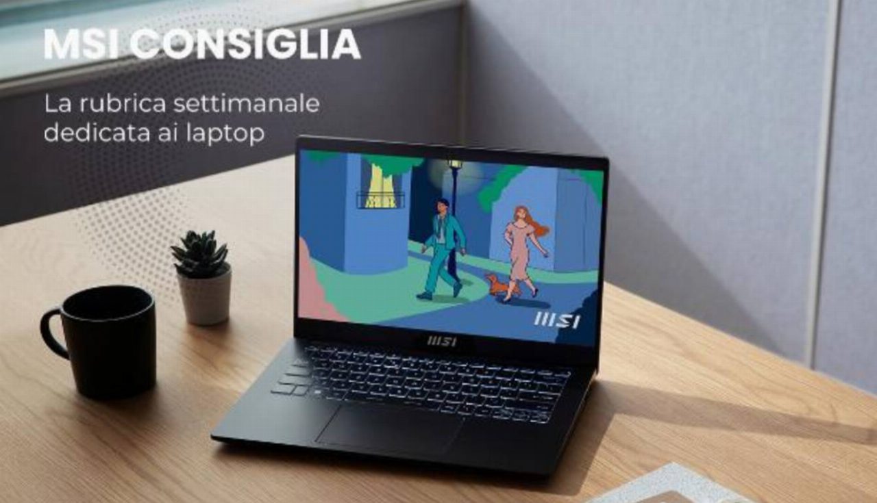 Msi Modern 15 B7M 466IT notebook leggero e potente per lavoro e studio