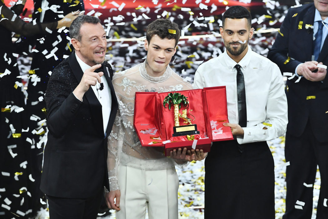 Classifica Sanremo 2022 : Vince Mahmood e Blanco - Elisa e Gianni Morandi