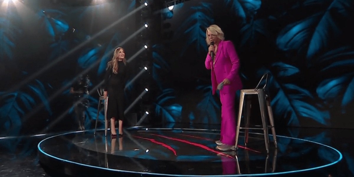 De Filippi sorprende Fagnani a Belve con un divertente test sul catechismo