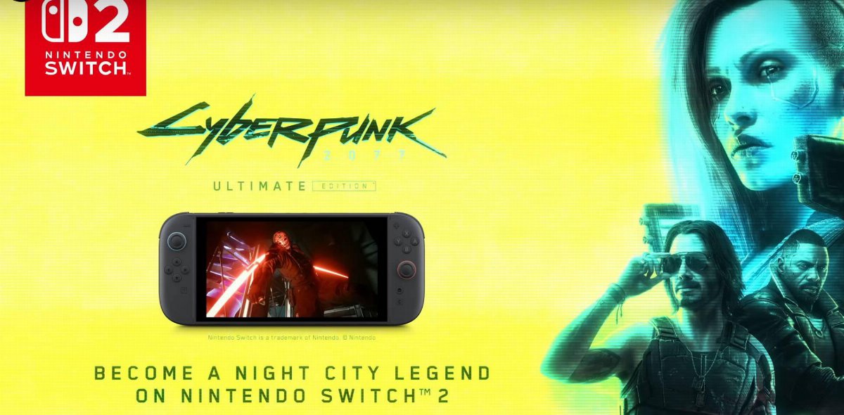 Cyberpunk 2077: Ultimate Edition arriva oggi su Nintendo Switch 2