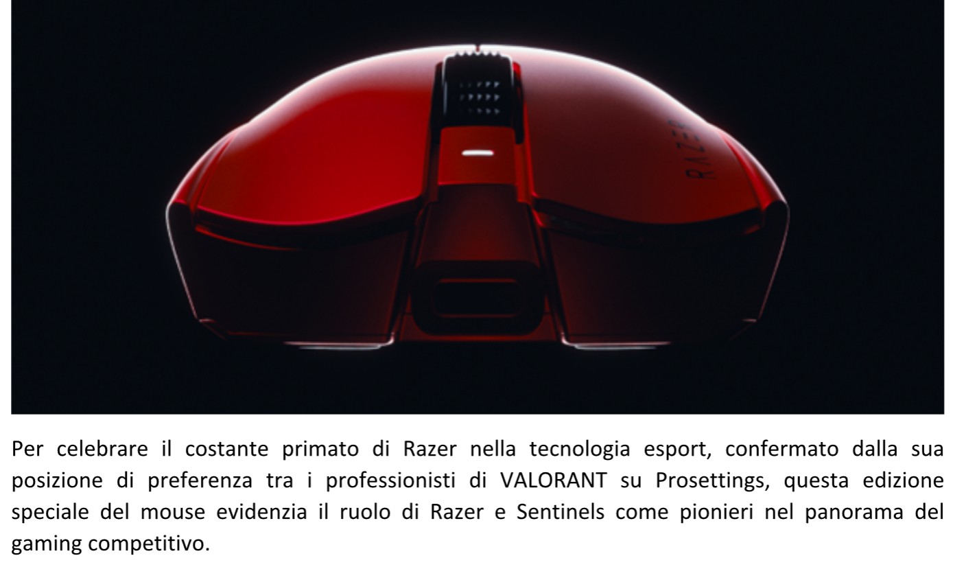 razer viper RAZER VIPER V3 PRO SENTINELS EDITION: UN TRIBUTO ALL’ECCELLENZA NEGLI ESPORT