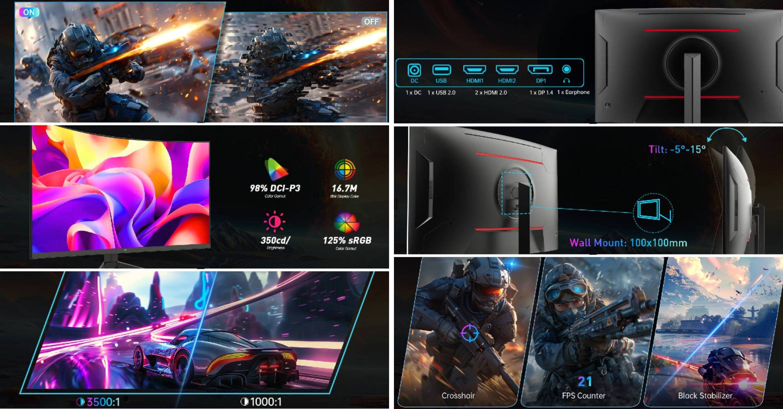 recensione h32s17f Recensione KTC H32S17F monitor da gioco