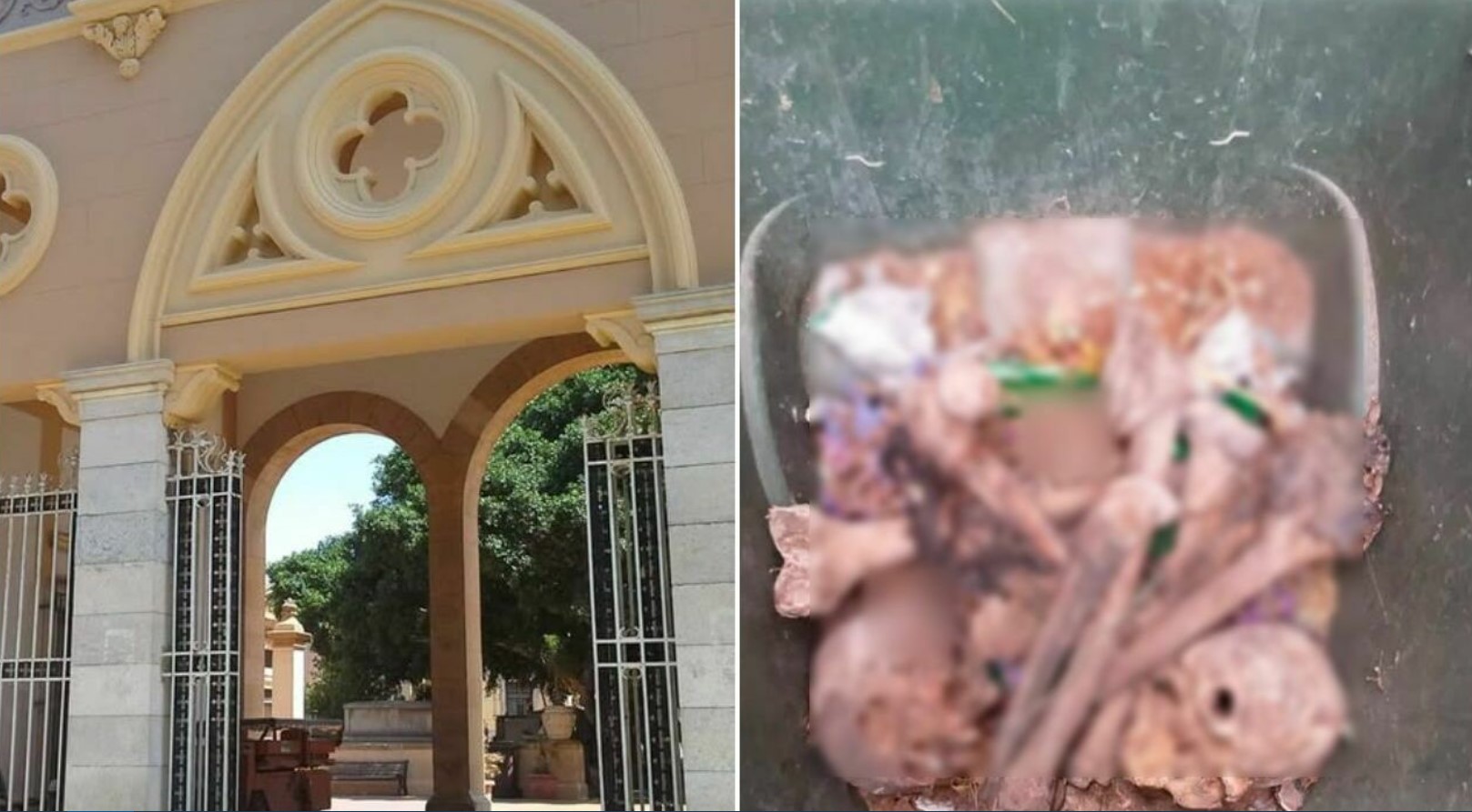 Trapani Marsala, teschi e ossa umane trovati in un bidone nel cimitero comunale