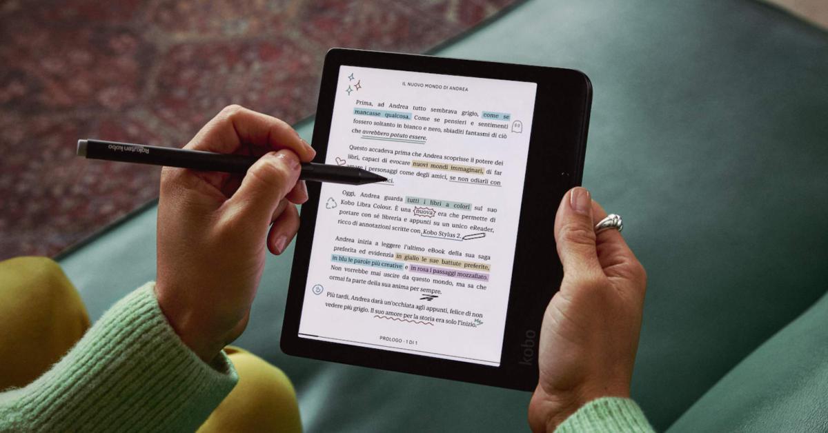 RAKUTEN KOBO: arrivano i primi eReader a COLORI