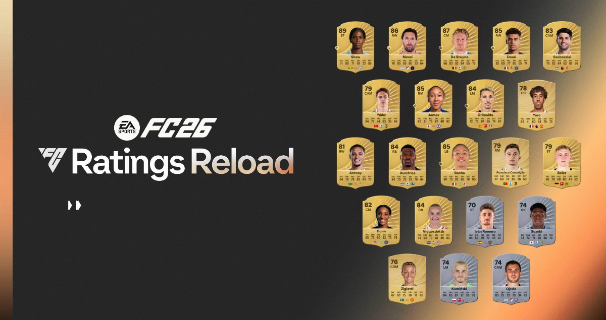 EA SPORTS FC PRESENTA LA SECONDA SQUADRA DI RATINGS RELOAD EA SPORTS FC PRESENTA LA SECONDA SQUADRA DI RATINGS RELOAD