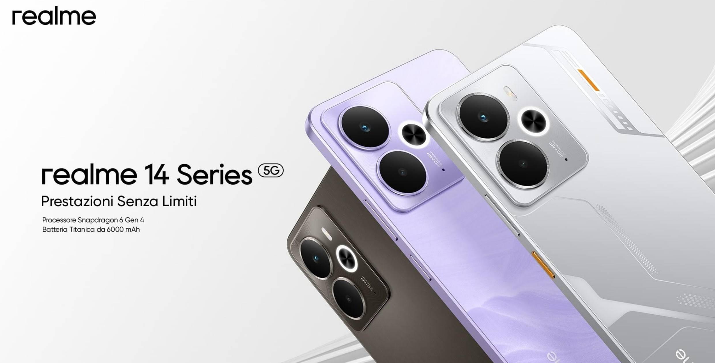 La serie realme 14 sarà lanciata ufficialmente il 6 maggio La serie realme 14 sarà lanciata ufficialmente il 6 maggio