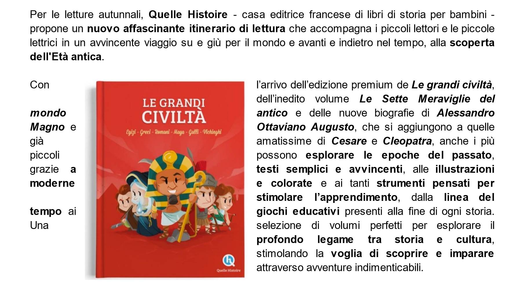 I libri per bambini di Quelle Histoire