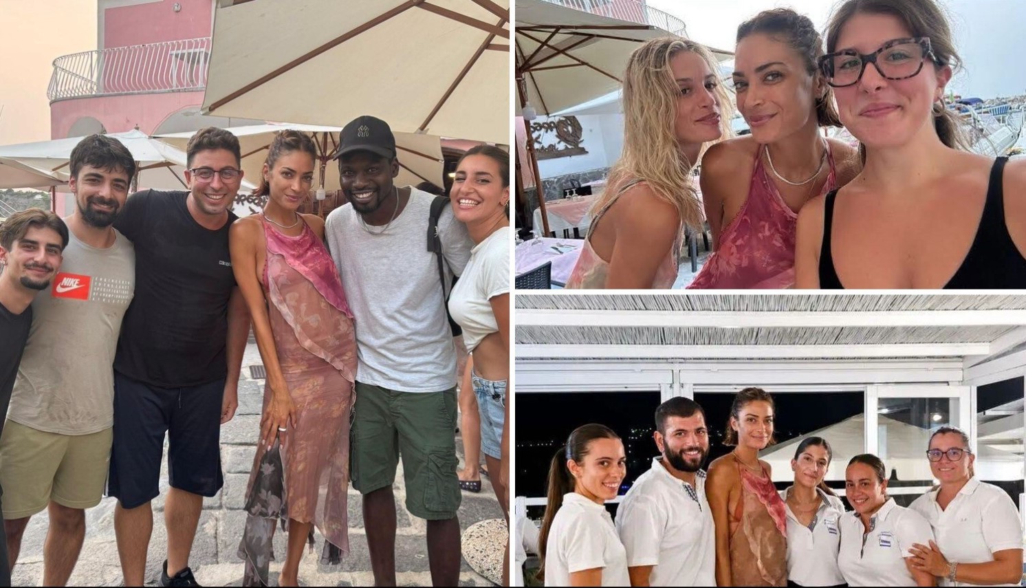 Elodie e Franceska Nuredini a Procida, giornata di relax tra i locali della Corricella
