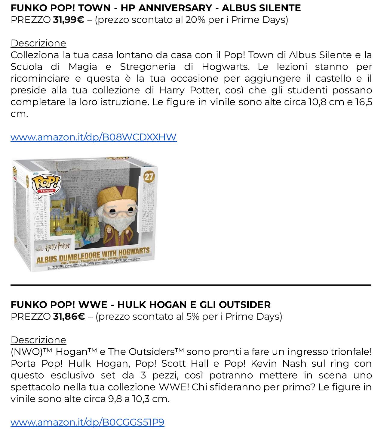 FUNKO! - le offerte per i Prime Days