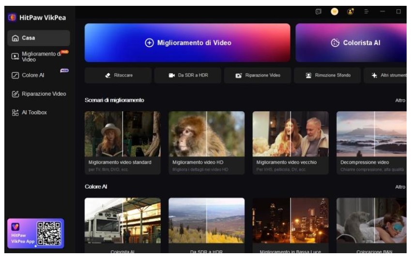 HitPaw VikPea: Soluzione Ottimale per Migliorare Qualità Video AI e Generare Video AI