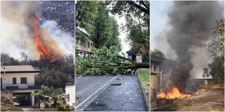 Emergenza meteo in Italia: Lombardia colpita dalla tempesta, incendi devastano la Sicilia e 5 Regioni coinvolte