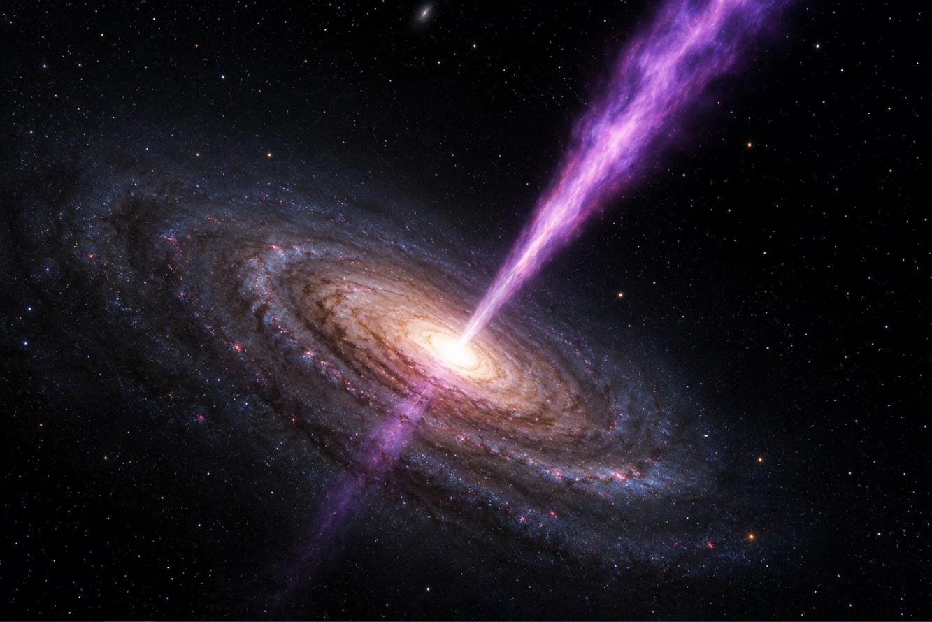 Buco nero vicino alla Terra, la galassia SDSS J110546.07+145202.4 svela come nasce un getto radio