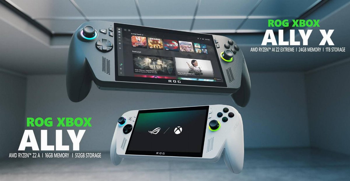 ROG Xbox Ally e ROG Xbox Ally X disponibili 