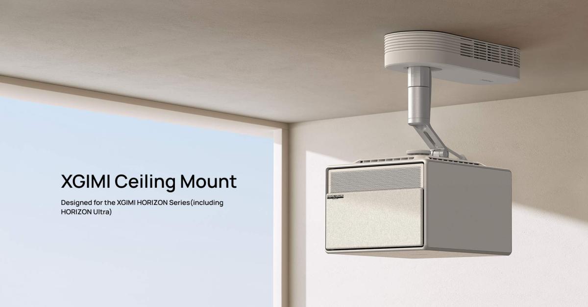 XGIMI presenta un nuovo supporto a soffitto per i proiettori Horizon