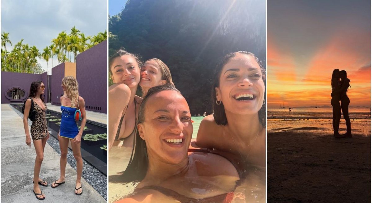 Elodie in vacanza in Thailandia con amiche, gossip su Franceska Nuredini e assenza di Andrea Iannone