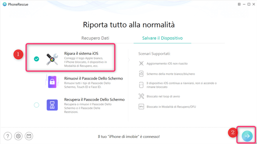 PhoneRescue per iOS : Come recuperare chat WhatsApp cancellate iPhone senza backup 