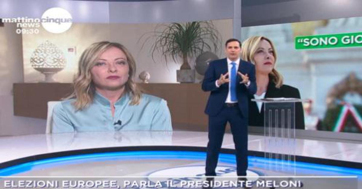 Europee - Meloni: Confronto tv con Schlein ha dato fastidio a qualcuno