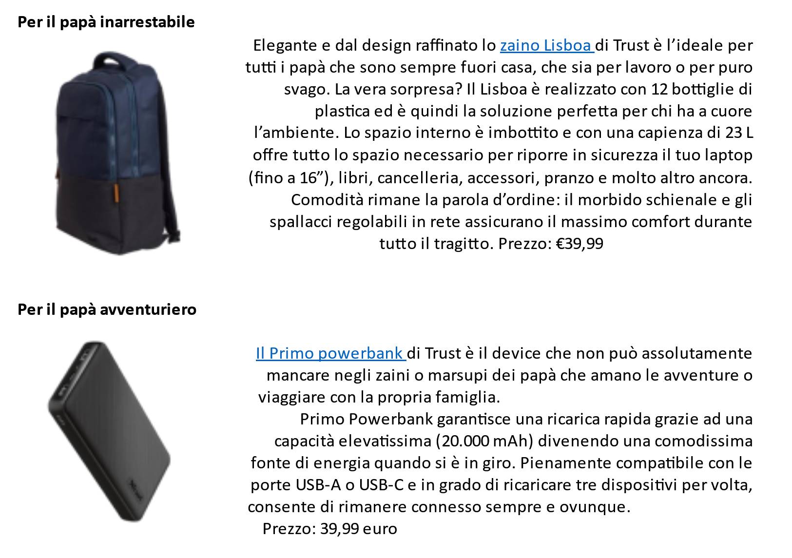 festa papà Festa del Papà | le migliori idee regalo smart firmate Trust