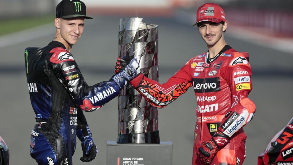 MotoGP Valencia : il giorno di Bagnaia e Quartararo