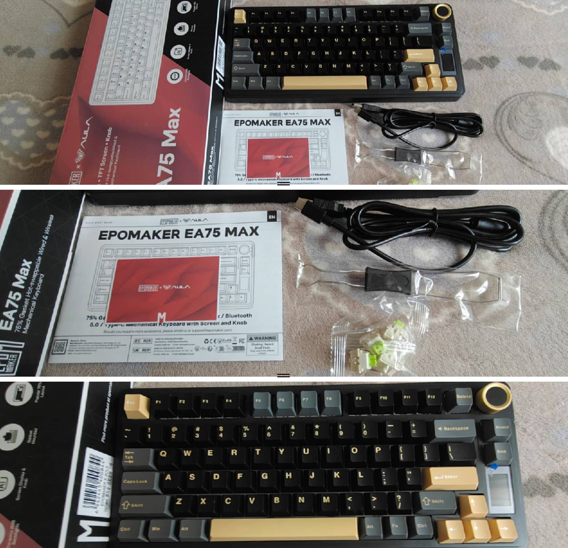 recensione epomaker Recensione EPOMAKER x AULA EA75 Max