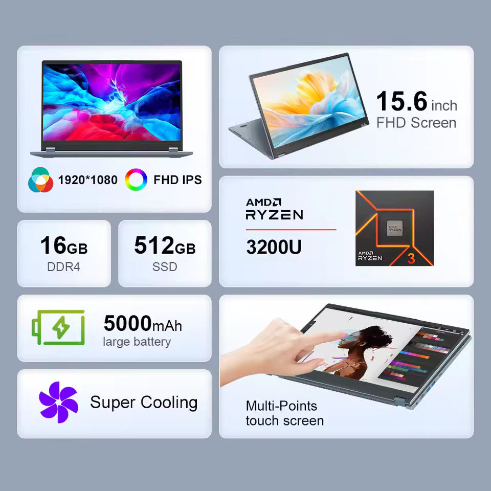 Ninkear YBOOK 15 Recensione: il 2-in-1 economico che sorprende davvero? Test completo!