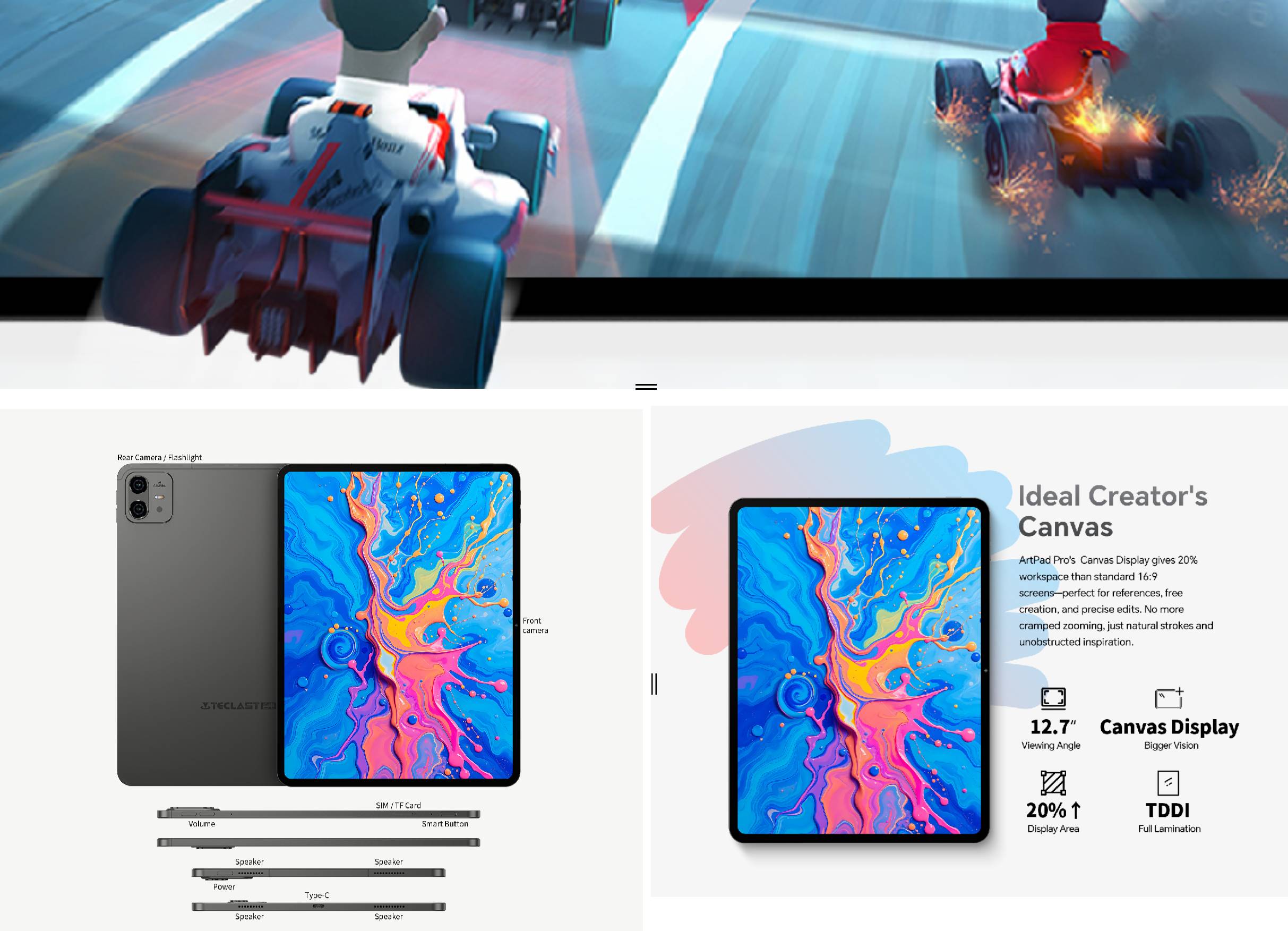 Recensione Teclast ArtPad Pro 