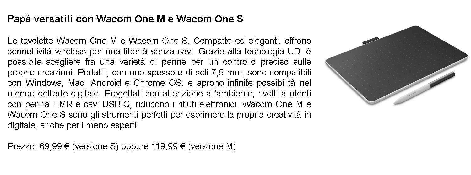 Wacom - La creatività che conquisterà tutti i papà