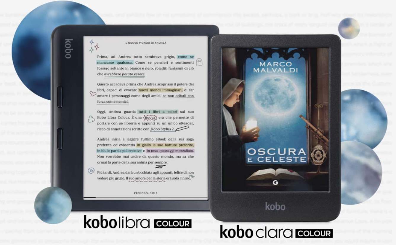 RAKUTEN KOBO: arrivano i primi eReader a COLORI