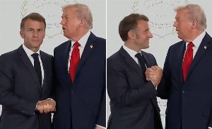 trump macron trump macron