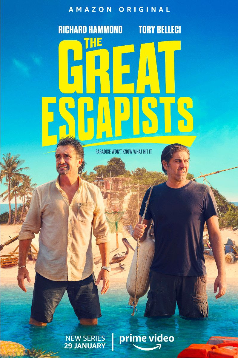 THE GREAT ESCAPISTS  : AMAZON PRIME VIDEO SVELA LA NUOVA SERIE CON RICHARD HAMMOND E TORY BELLECI… 