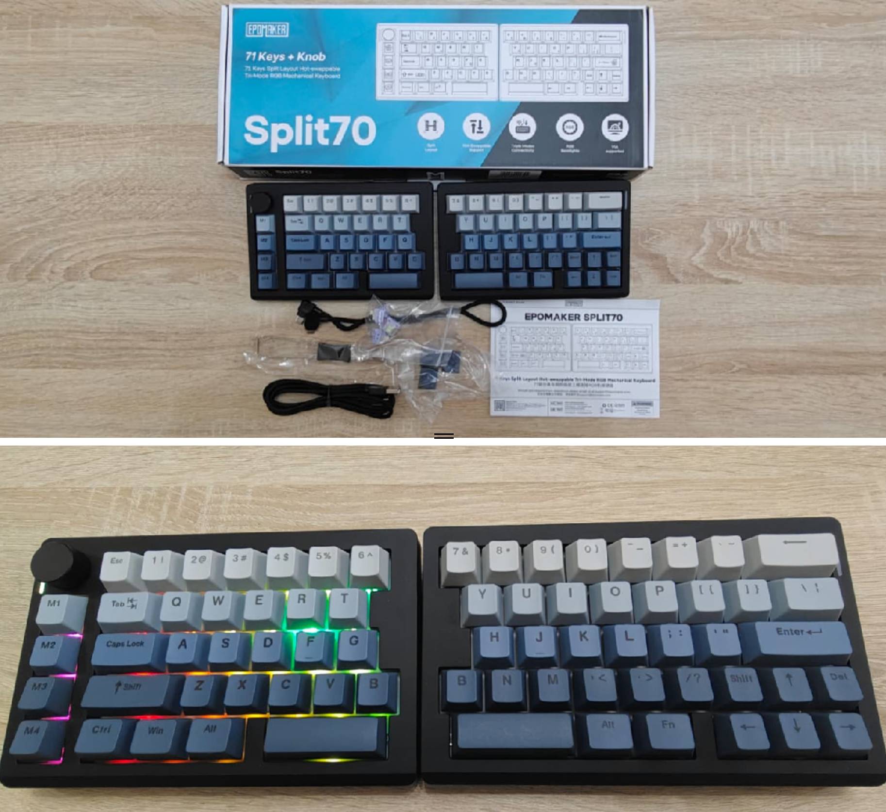 Recensione EPOMAKER Split70 