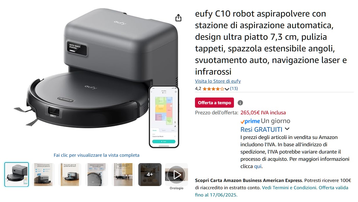 Recensione Eufy C10: il robot aspirapolvere ultra compatto ed economico