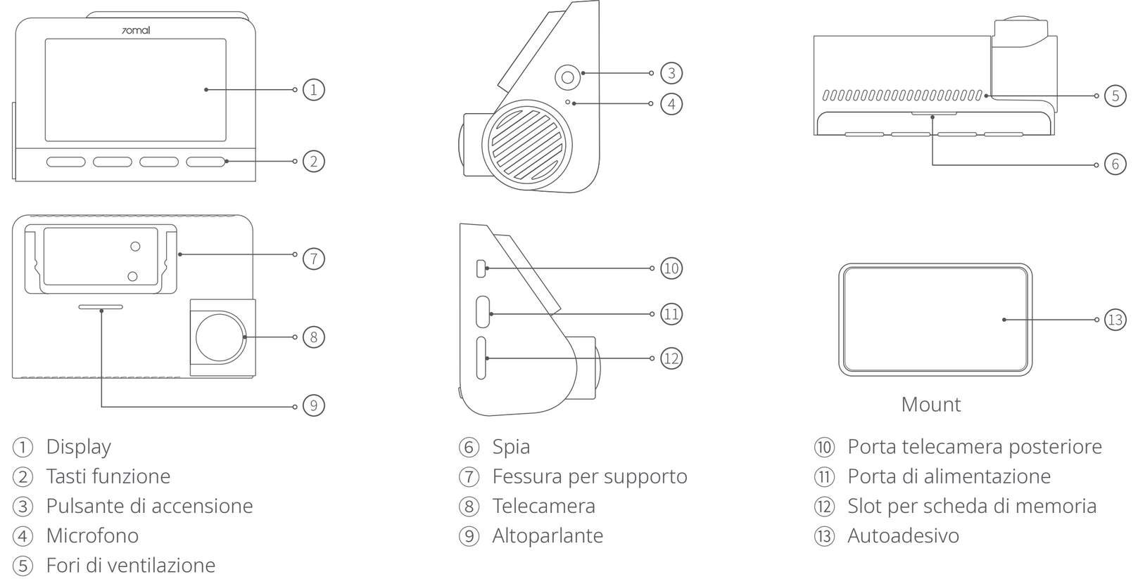 70mai Dash Cam 4K A810 Recensione