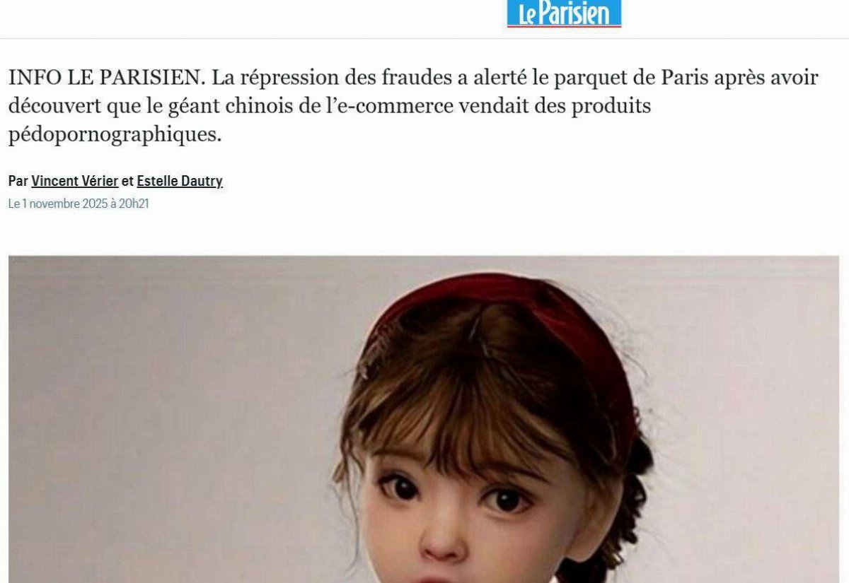 Bambole pedopornografiche su piattaforme online: in Francia denuncia contro Shein