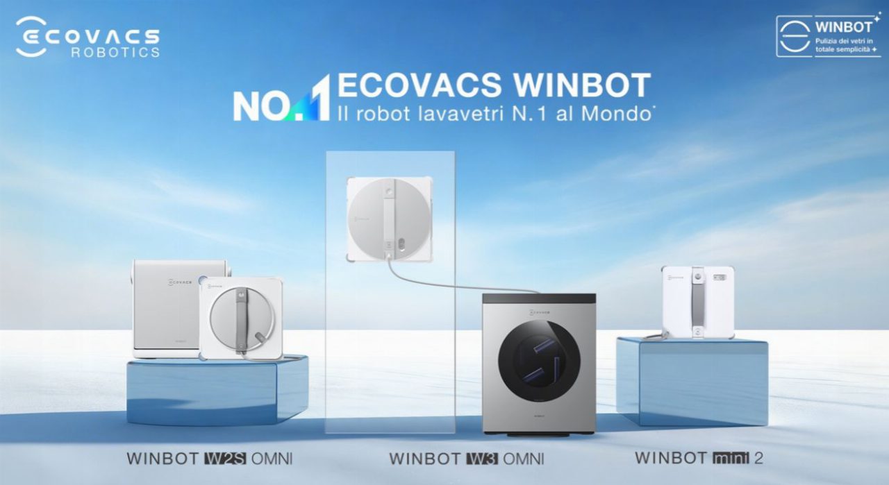 Ecovacs Winbot primo al mondo nei robot lavavetri secondo IDC