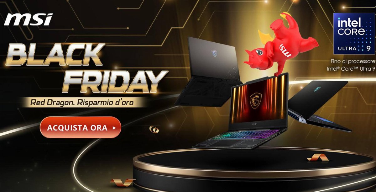 MSI anticipa il Black Friday MSI anticipa il Black Friday