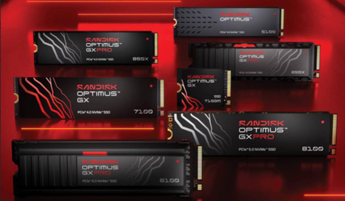 SANDISK Optimus: nuovo brand per le unità SSD NVMe interne