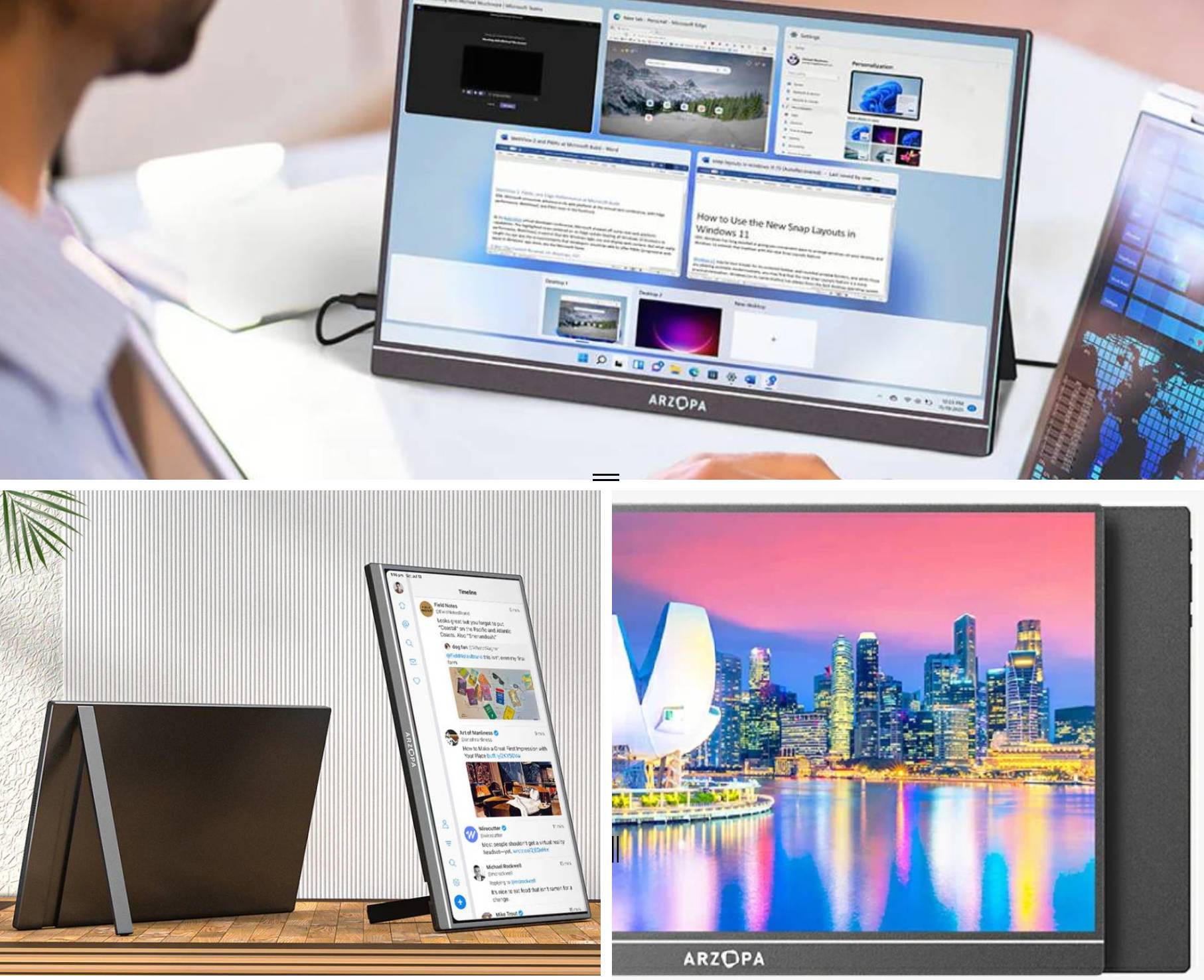 Recensione ARZOPA A1M Monitor Portatile 17,3 FHD