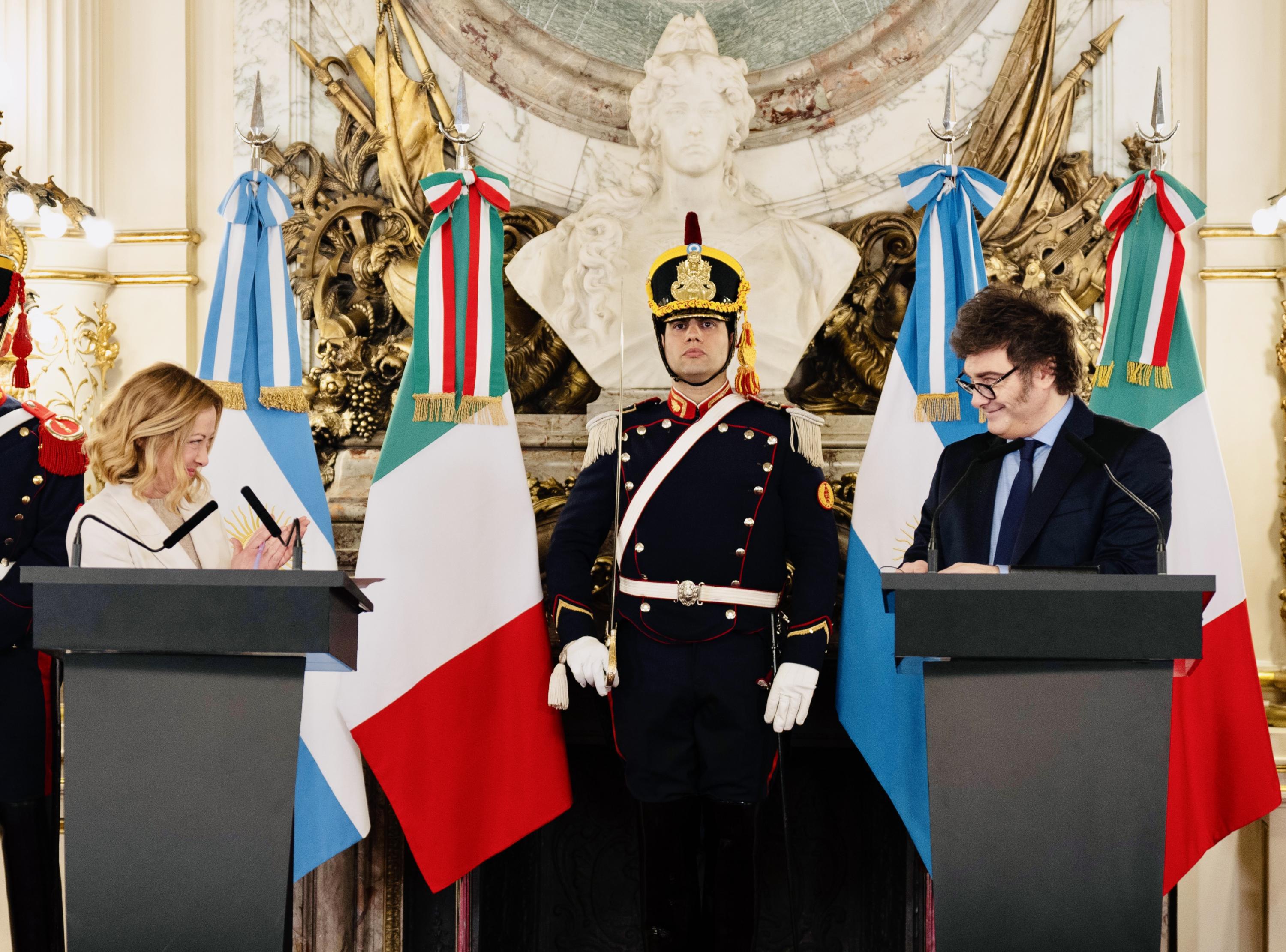 meloni milei meloni milei