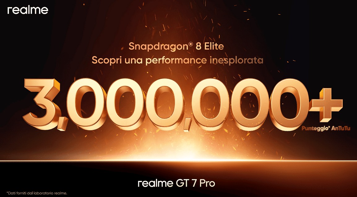 In arrivo realme GT 7 Pro: il primo flagship con Snapdragon 8 Elite