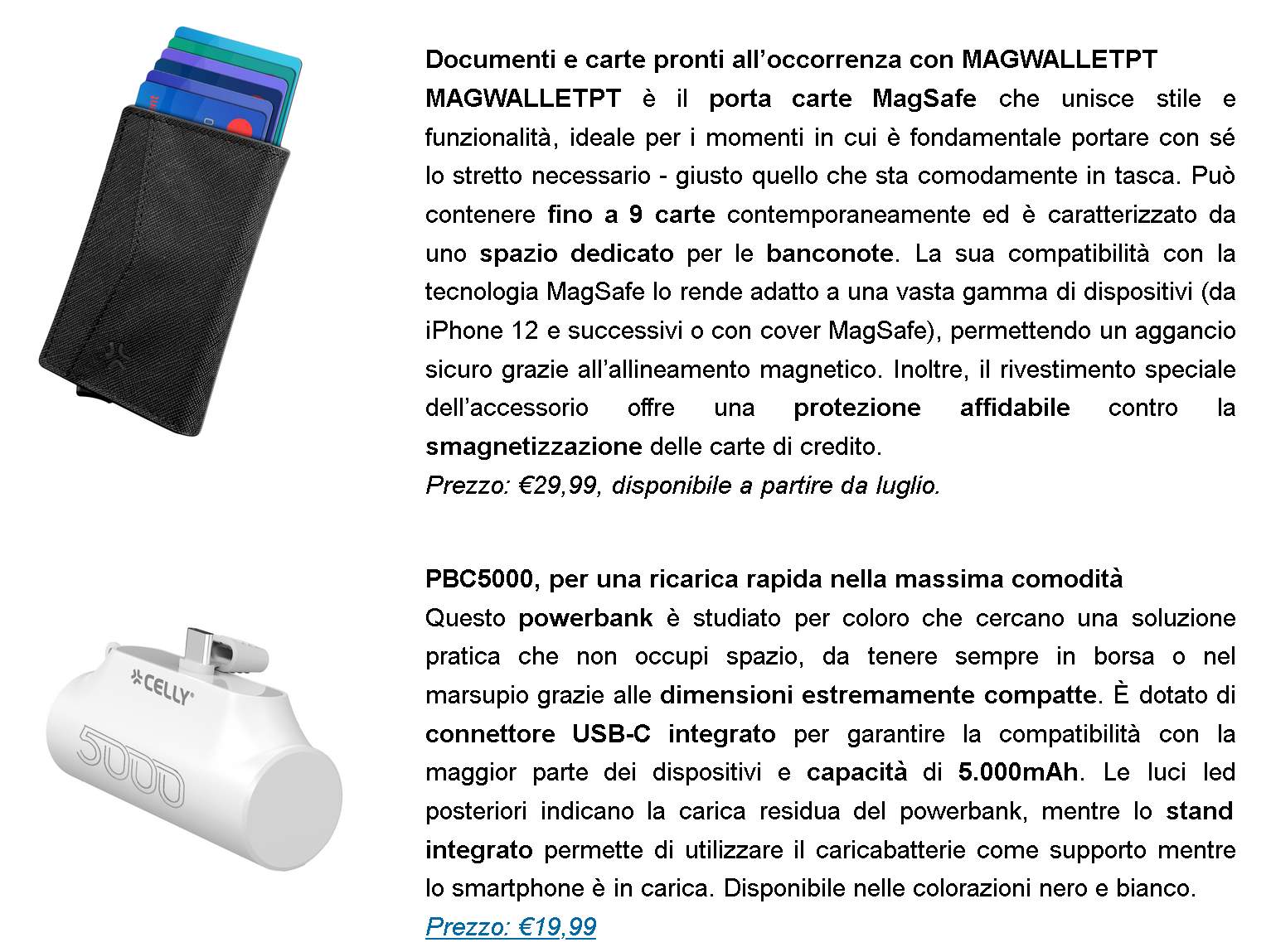 I must have di Celly per eventi estivi senza pensieri