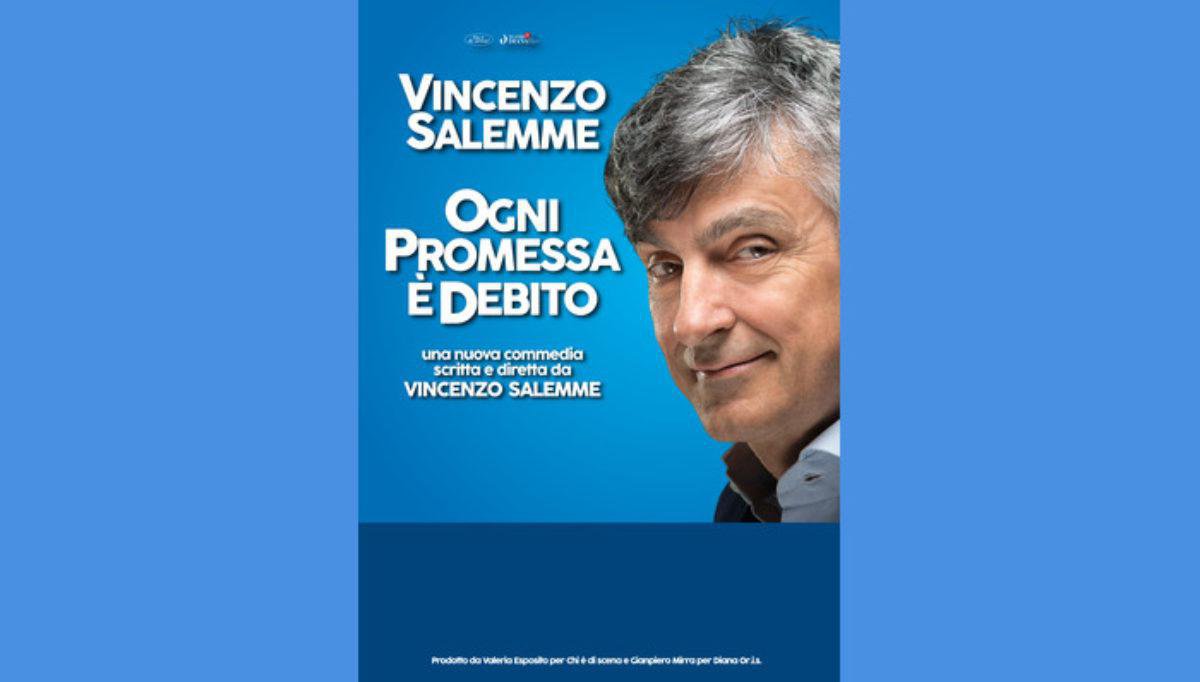 Ogni promessa è debito, commedia teatrale di Vincenzo Salemme in prima serata Rai 1