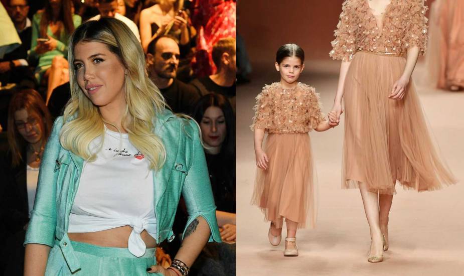 La figlia di Wanda Nara alla Fashion Week a soli 5 anni La figlia di Wanda Nara alla Fashion Week a soli 5 anni