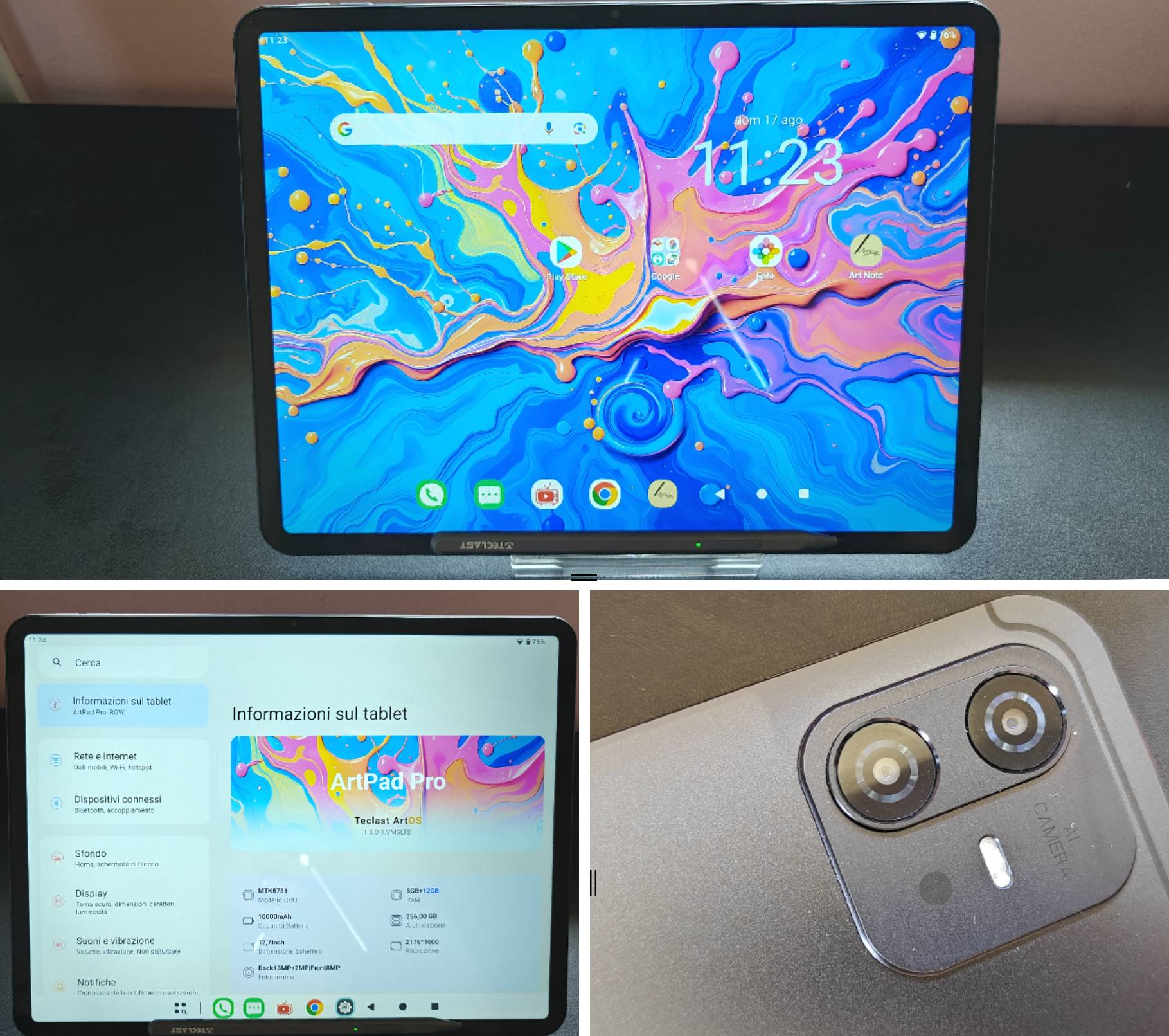 Recensione Teclast ArtPad Pro 