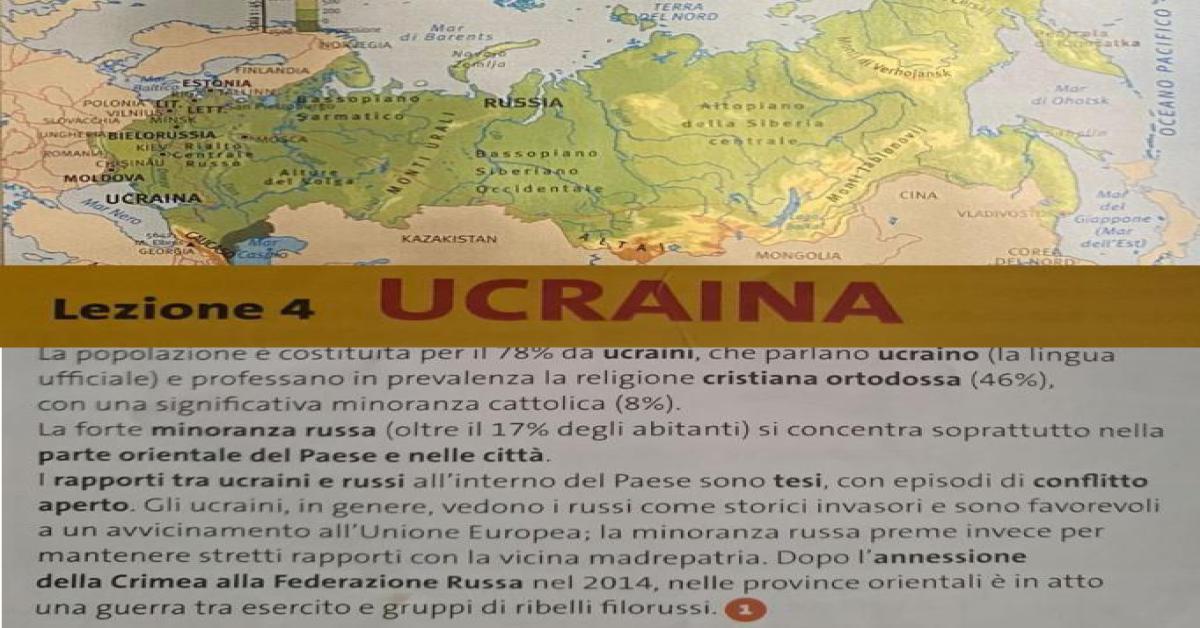 Ucraina-Russia, la storia filo-Putin nei sussidiari italiani. Miur: Problema da risolvere