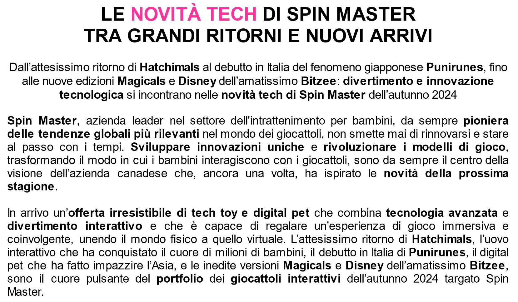  Le novità di Spin Master tra grandi ritorni e nuovi arrivi