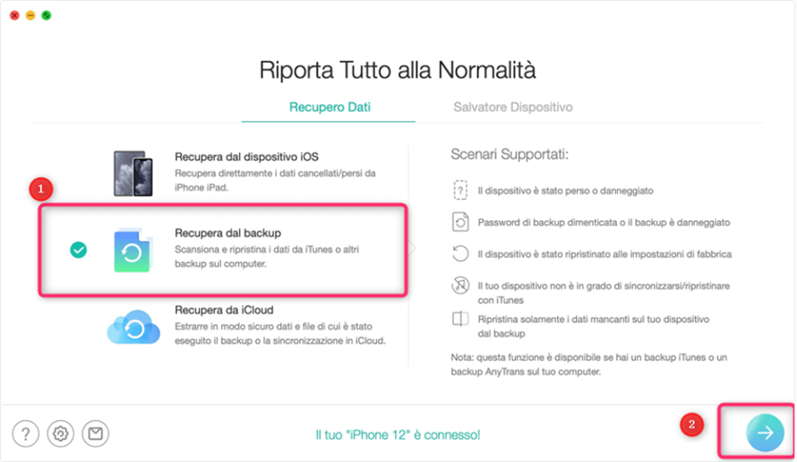 PhoneRescue per iOS : Come recuperare chat WhatsApp cancellate iPhone senza backup 