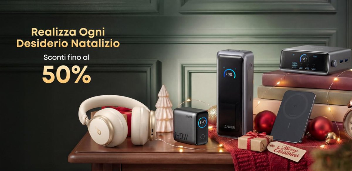 Promozioni Natale Anker e Laifen: Tecnologia e cura personale in offerta Promozioni Natale Anker e Laifen: Tecnologia e cura personale in offerta