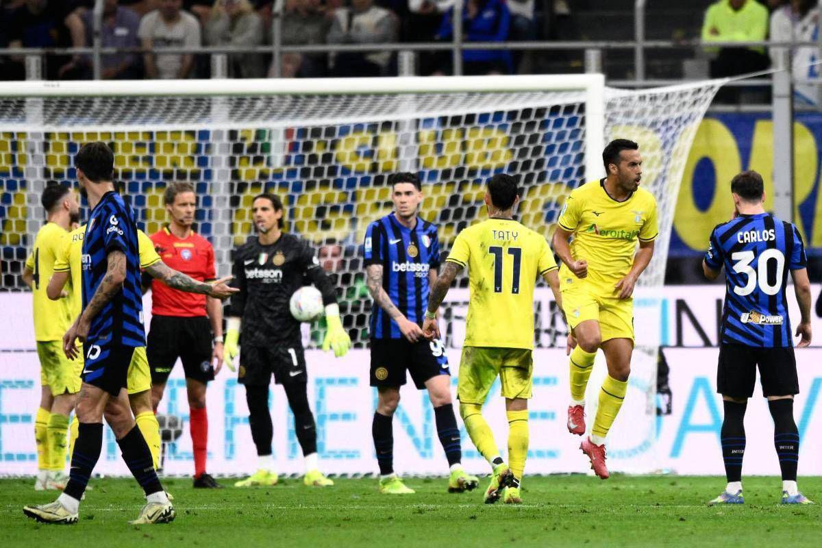 Inter-Lazio 2-2: Pedro rovina la festa scudetto all