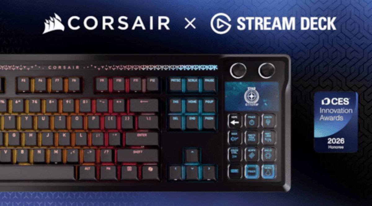 Corsair Galleon 100 SD: la pluripremiata del CES 2026 ora disponibile. Corsair Galleon 100 SD: la pluripremiata del CES 2026 ora disponibile.